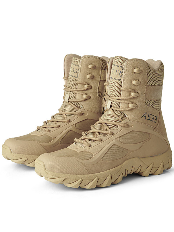 Outdoor Hiking Wear-resistant Breathable Training Tactical High-top Military Boots