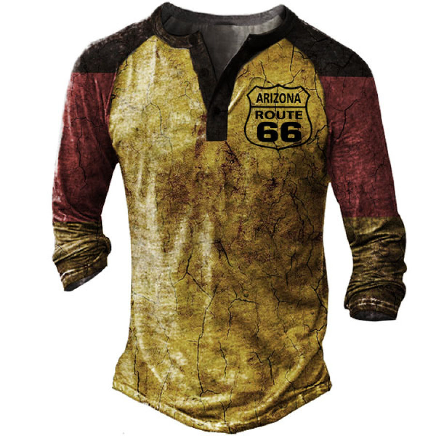 

Route 66 Henley Men's Shirt