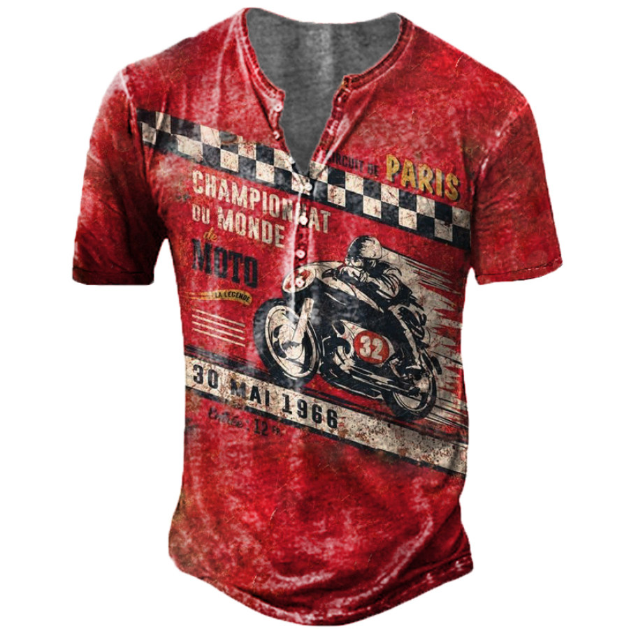 

Men's Outdoor Motorcycle Championship Henry T-Shirt