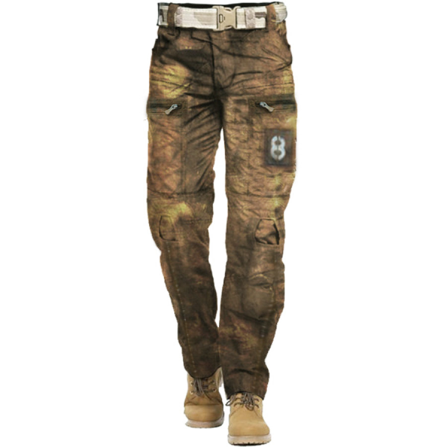 

Mens Outdoor Combat Fashion Retro Casual Pants