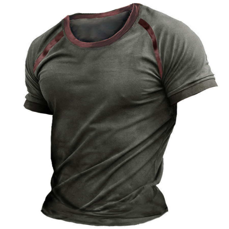 

Men's Casual Vintage Refined Ringer Tee