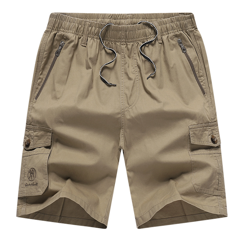 Men's Outdoor Cotton Casual Chic Loose Elastic Shorts