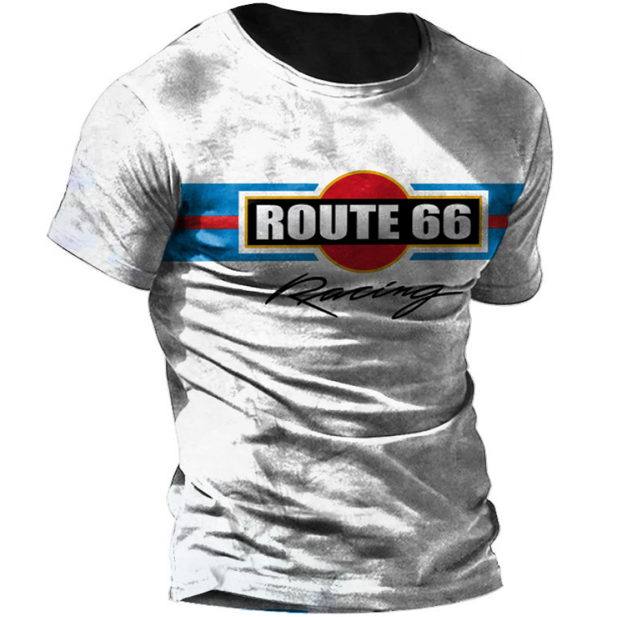 

Men's Vintage Route 66 Racing T-Shirt