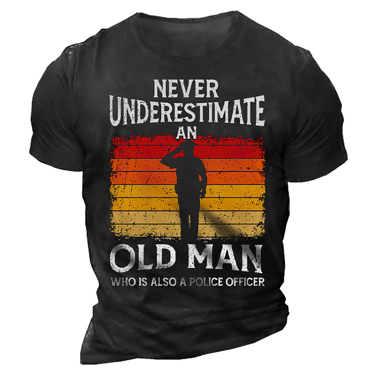 Never Underestimate An Old Chic Man Shirt
