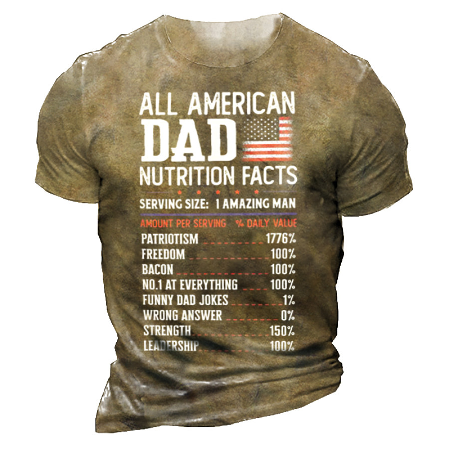 

Men's Outdoor Print Crew Neck T-Shirt
