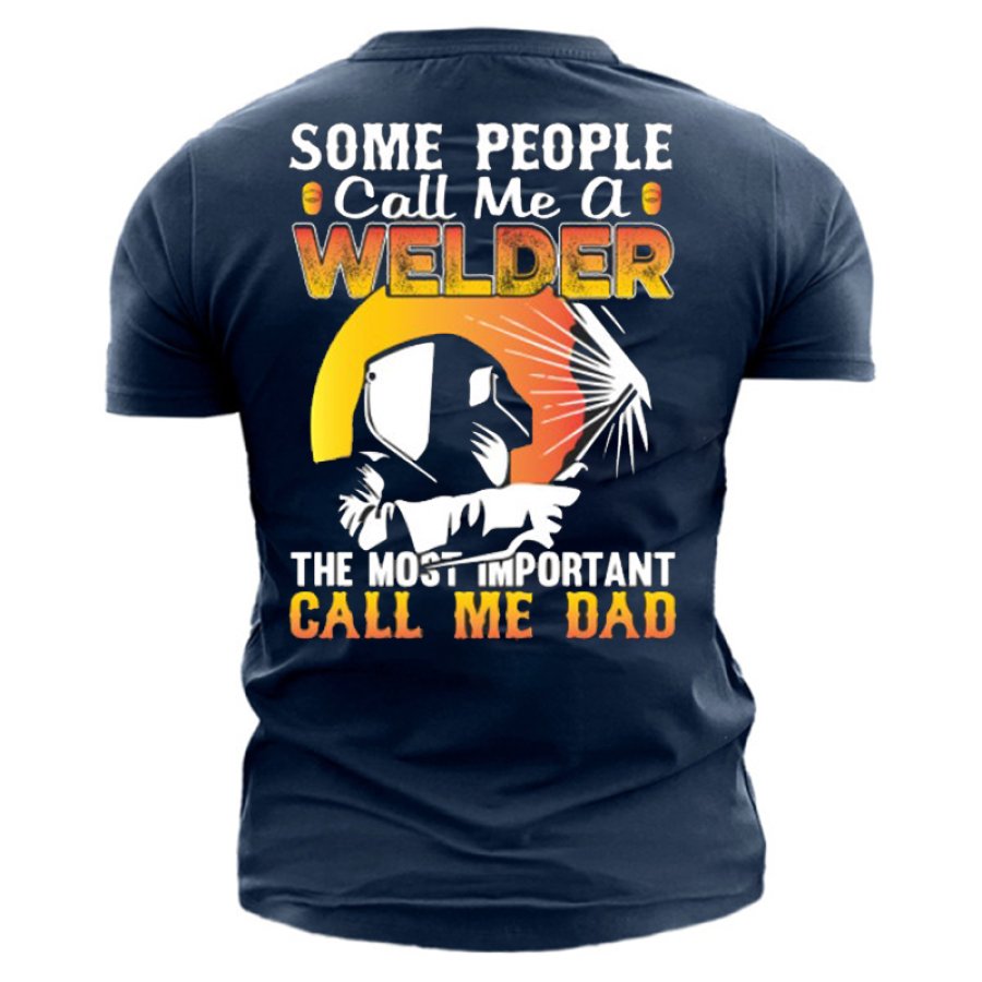 

The Most Important Call Me Dad Men's Cotton T-Shirt