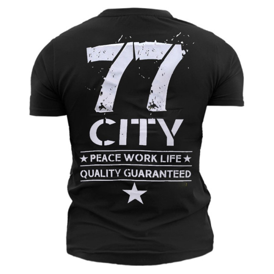 

Men's 77City Military Training Cotton T-Shirt