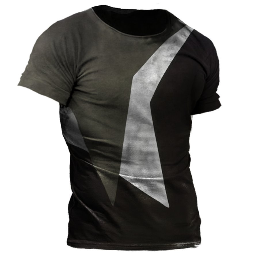 

Men's Colorblock Vintage T-Shirt