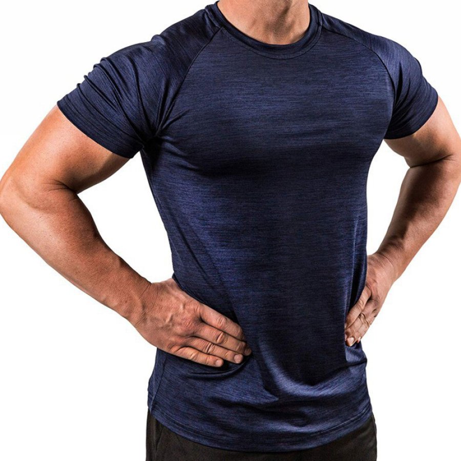 

Men's Quick Dry Breathable Training High Stretch T-Shirt