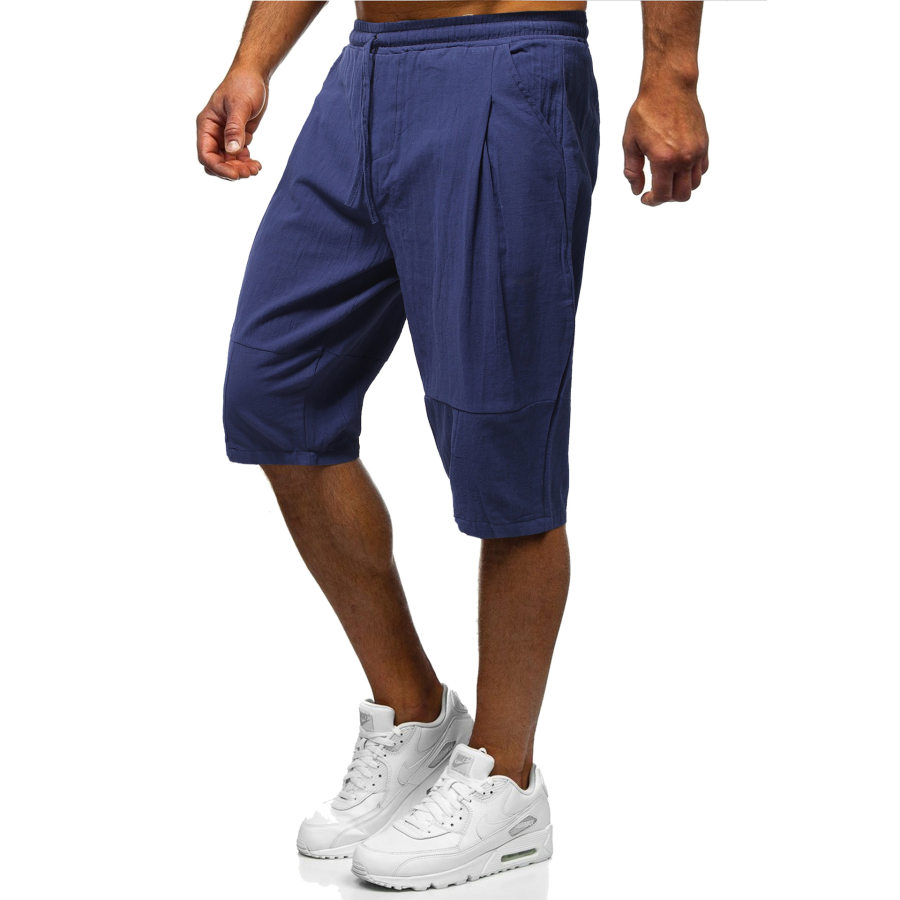 

Men's Outdoor Cotton Linen Casual Shorts