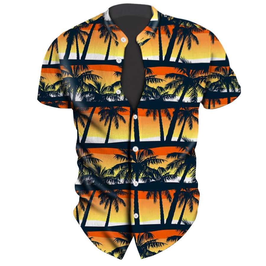 

Men's Beach Casual Print Shirt