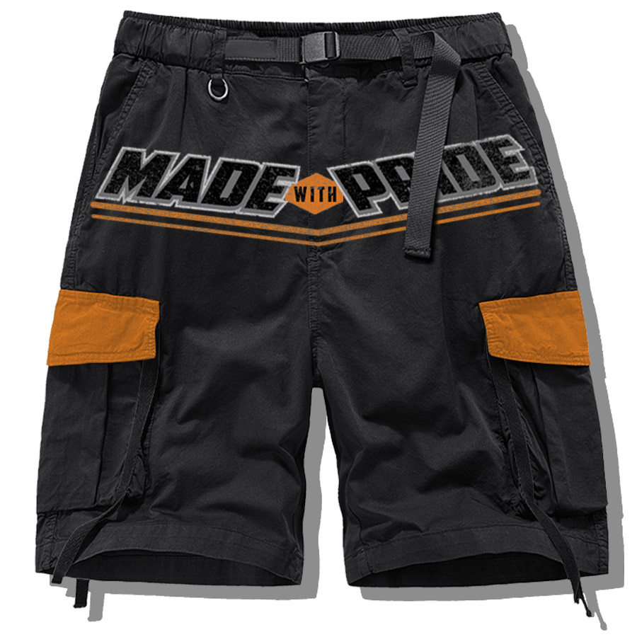 

Made With Pride Men's Motorcycle Shorts
