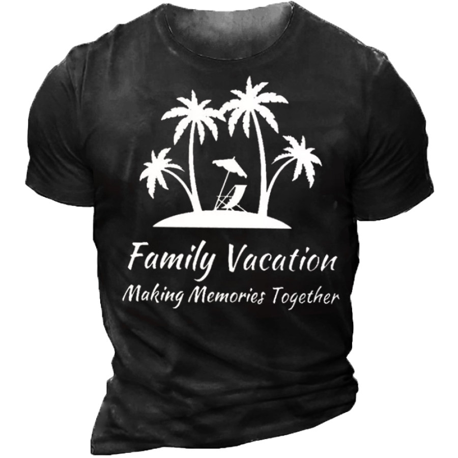 

Family Vacation Making Memories Together Vintage Short Sleeve T-Shirt