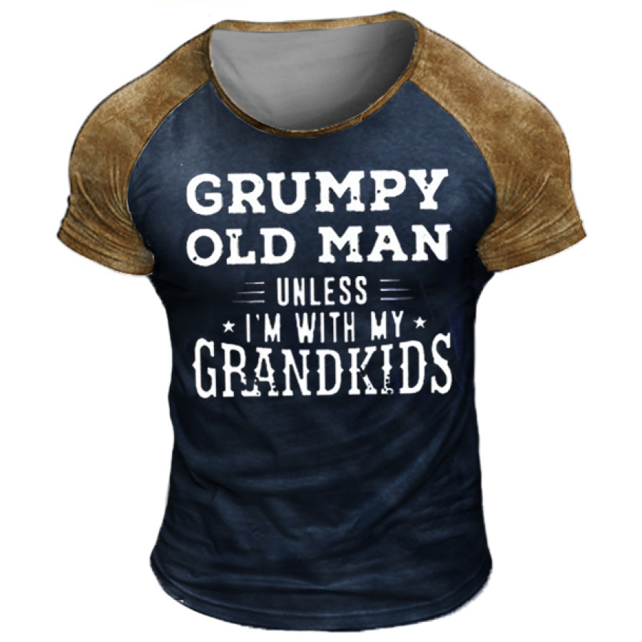 

Grumpy Old Man Unless I'm With My Grandkids T-Shirt