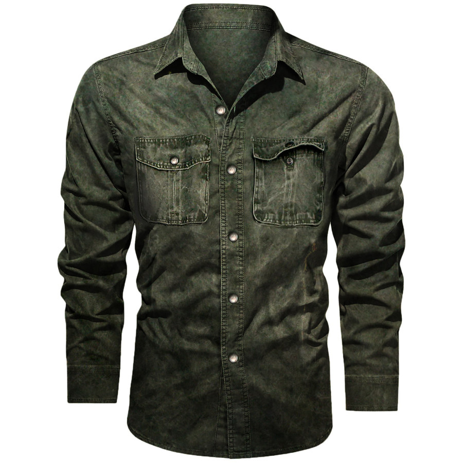 

Men's Outdoor Vintage Long Sleeve Mcleod Shirt