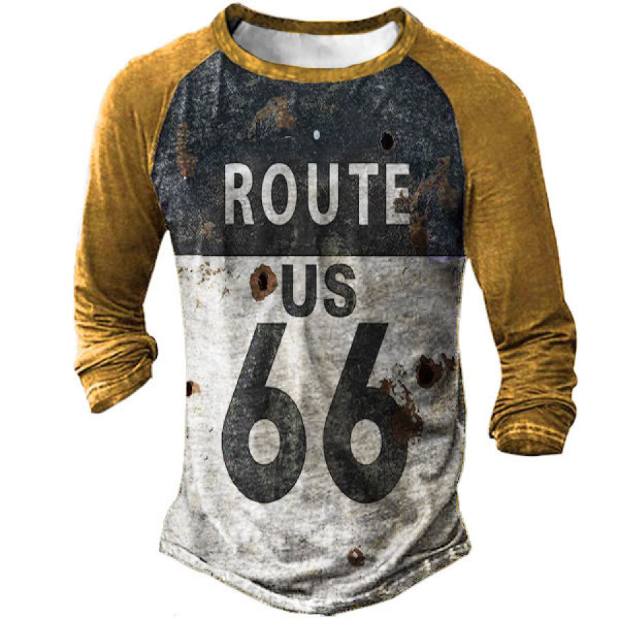 

Route 66 Men's Henley T-shirt