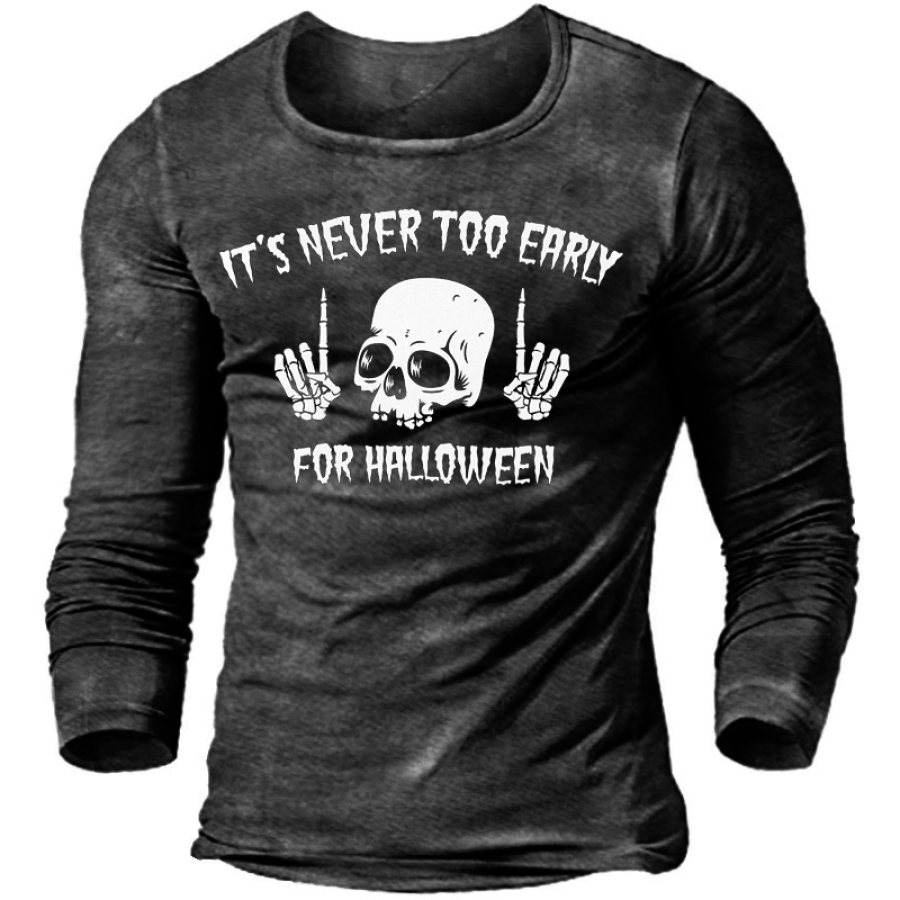 

It's Never Too Early For Halloween Men's T-shirt