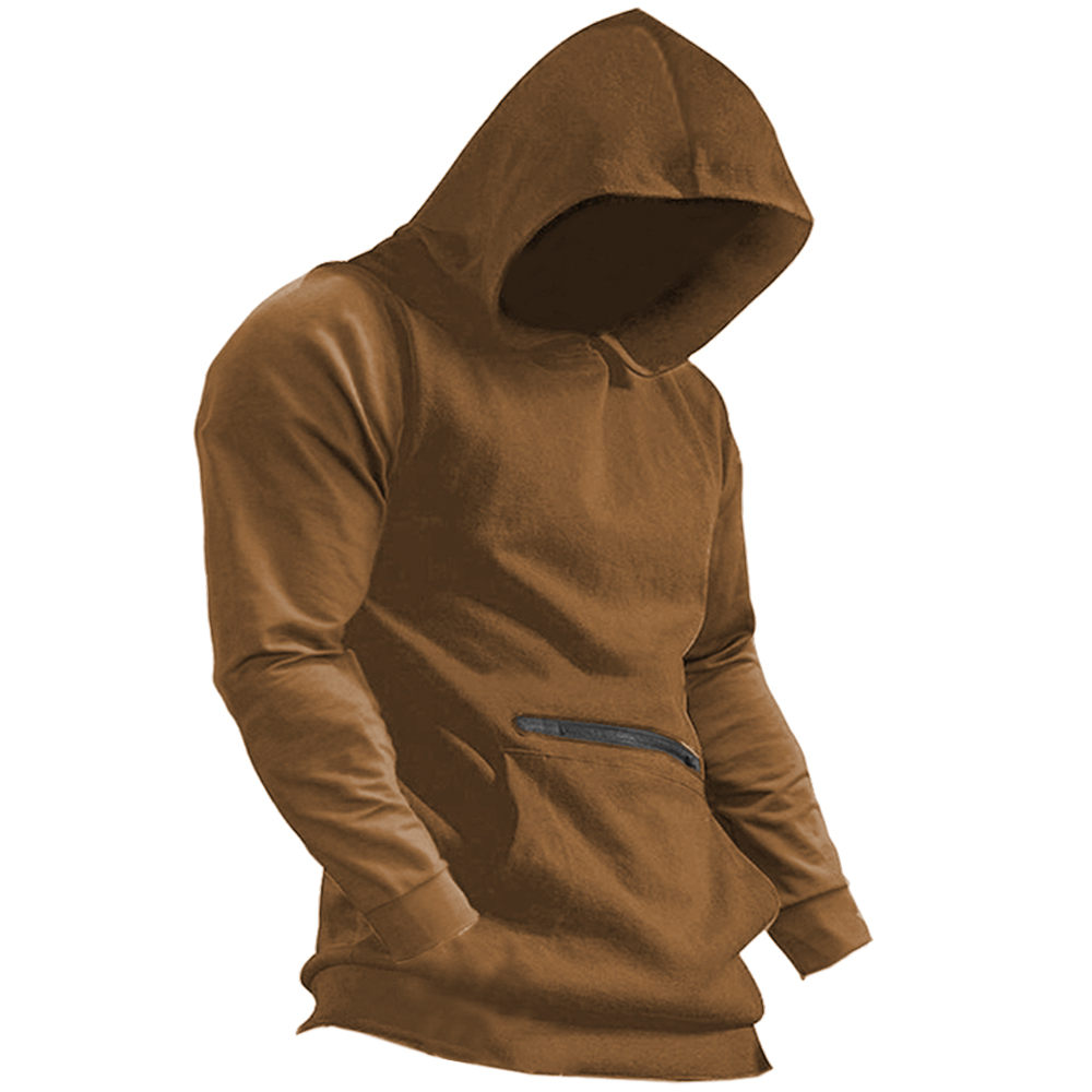Men's Outdoor Pocket Hooded Chic Casual Sweatshirt