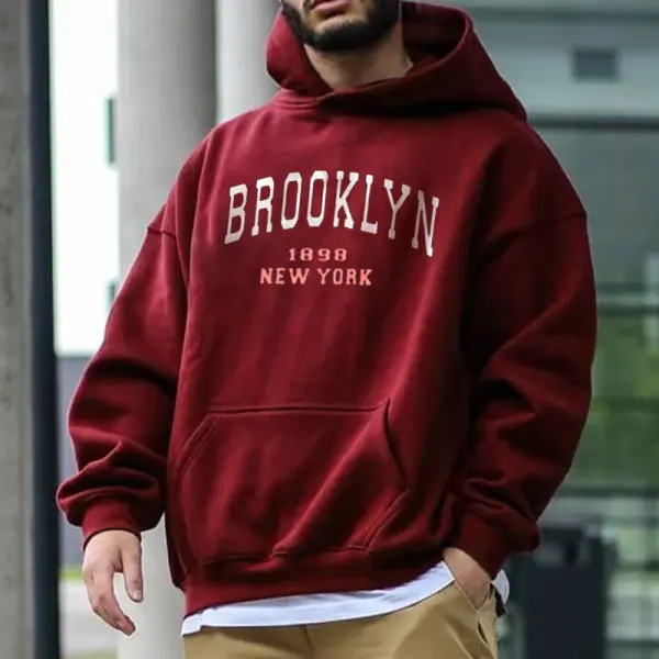 Men's Fashion Vintage Casual Sweatshirt Hoodie - Paleonice.com 