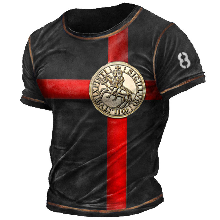 

Men's Outdoor Knights Templar Print T-Shirt