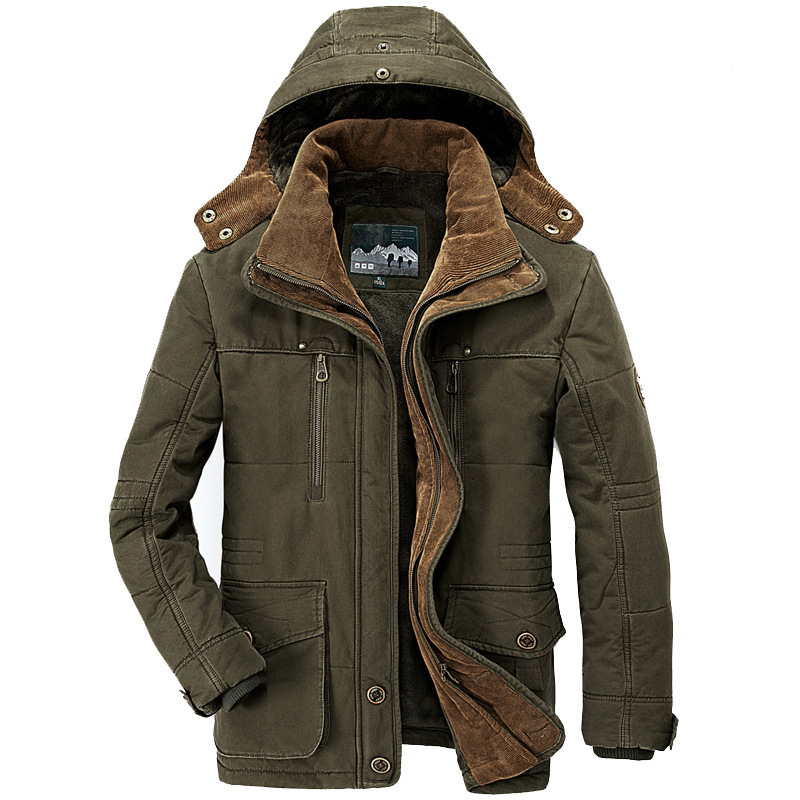 Men's Outdoor Multi-pocket Hooded Chic Padded Coat