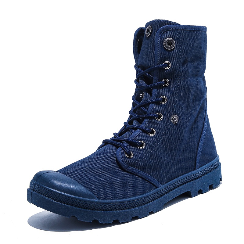 Men's Outdoor High Top Chic Tactical Hiking Canvas Shoes
