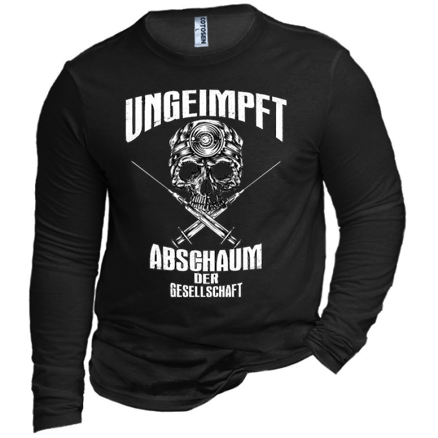 

Unvaccinated Men's Graphic-print Cotton T-shirt
