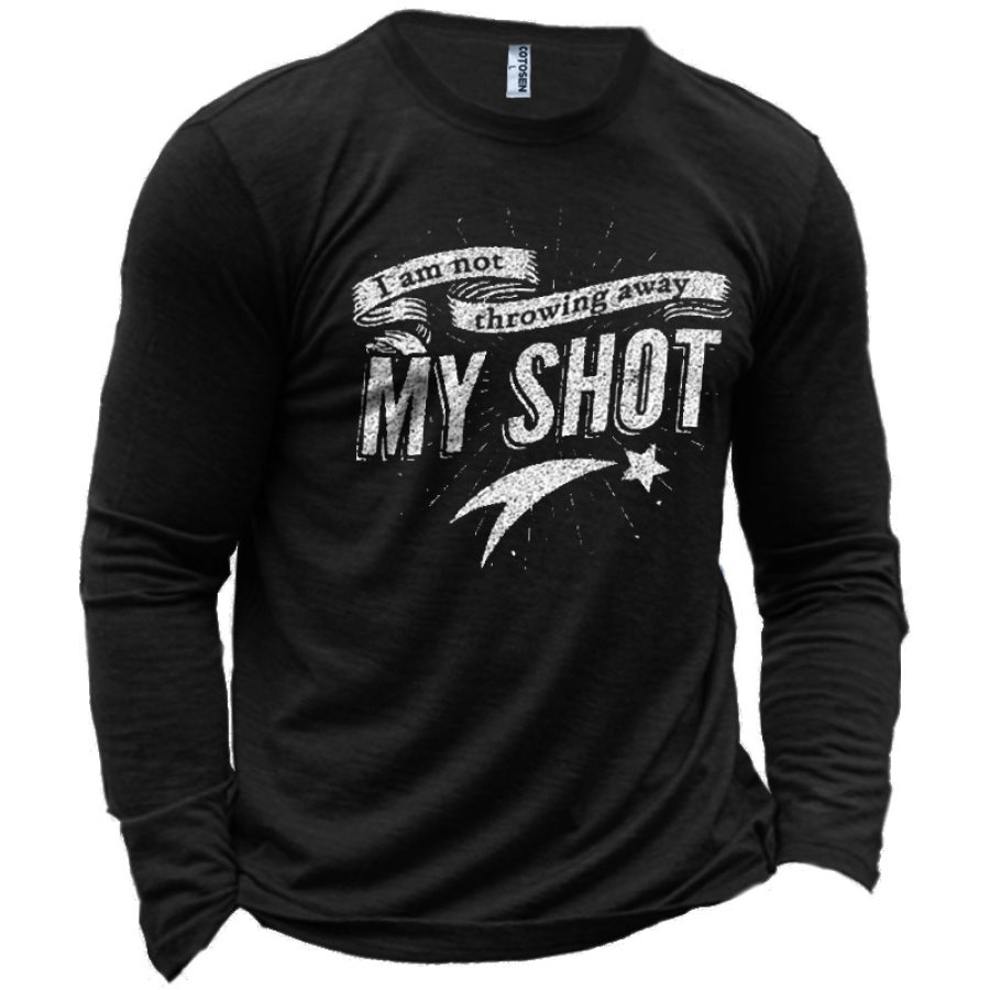 

I'm Not Throwing Away My Shot Men's Cotton T-Shirt