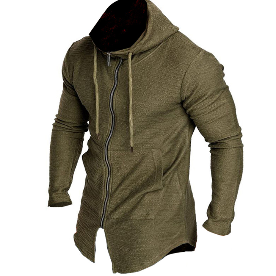 

Men's Outdoor Zip Pocket Hoodie Cardigan