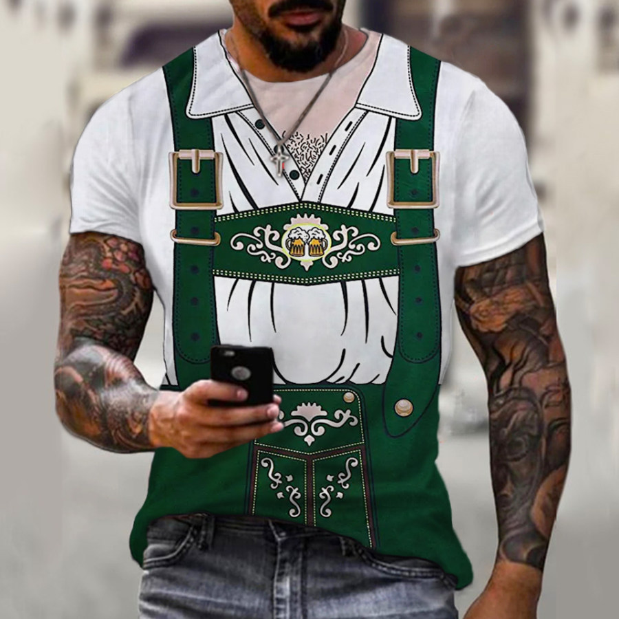 

Mens German Oktoberfest Short Sleeve T-Shirt