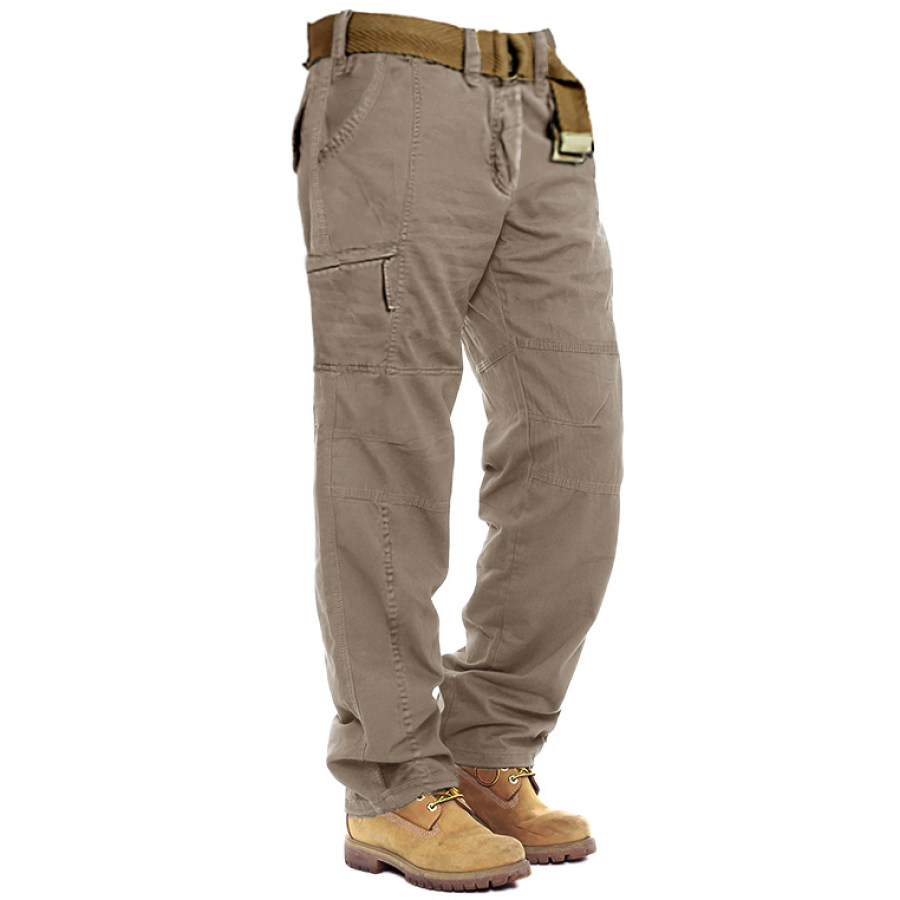 

Men's Casual Loose Straight Sports Cargo Pants