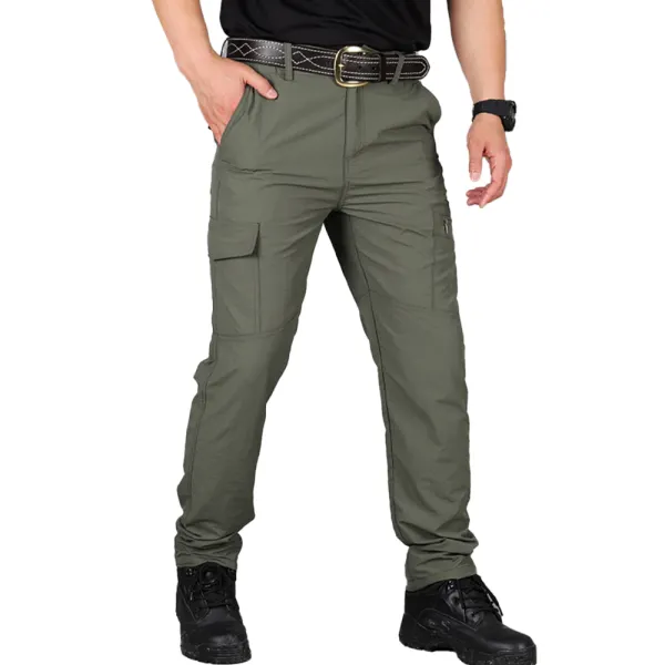 Pantalones Cargo Delgados De Secado Rápido Tácticos Para Hombres Al Aire Libre - Kalesafe.com 