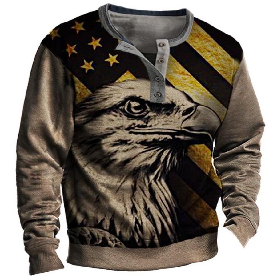 

Men's Vintage American Eagle Long Sleeve Sweatshirt