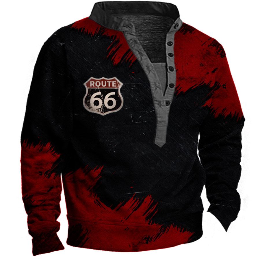 

Men's Casual Route 66 Long Sleeve Sweatshirt