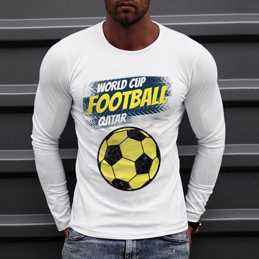 

Men's Casual World Cup Fan Long Sleeve T-Shirt