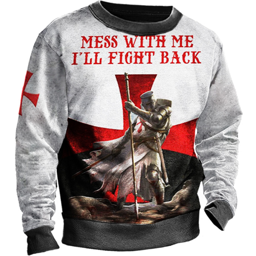 

Men's Vintage Templar Long Sleeve Sweatshirt