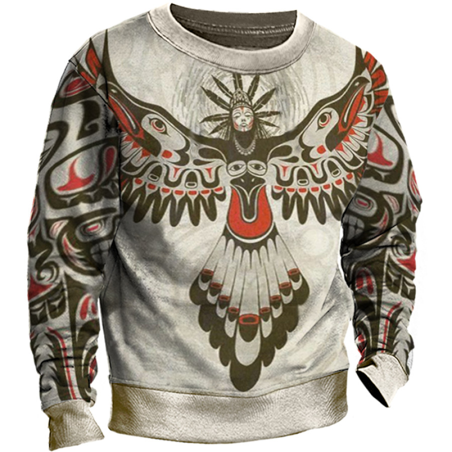 

Men's Casual Crow Women's Long Sleeve Sweater