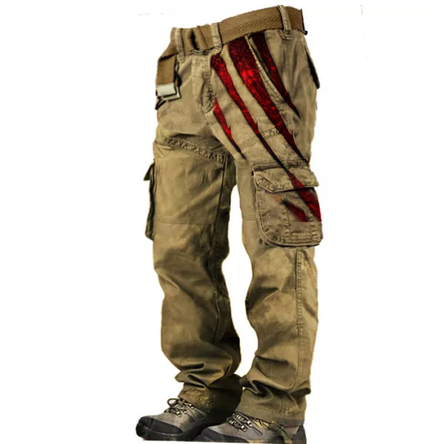 

Men's Outdoor Casual Loose Pocket Cargo Pants