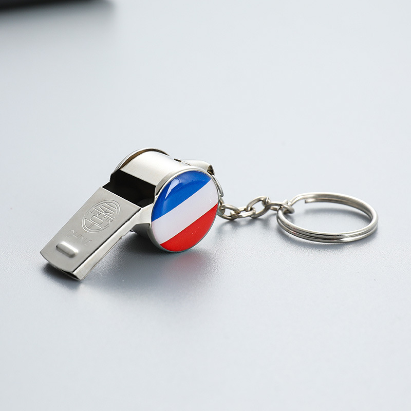Men's 2022 World Cup Chic Fan Commemorative Whistle Keychain