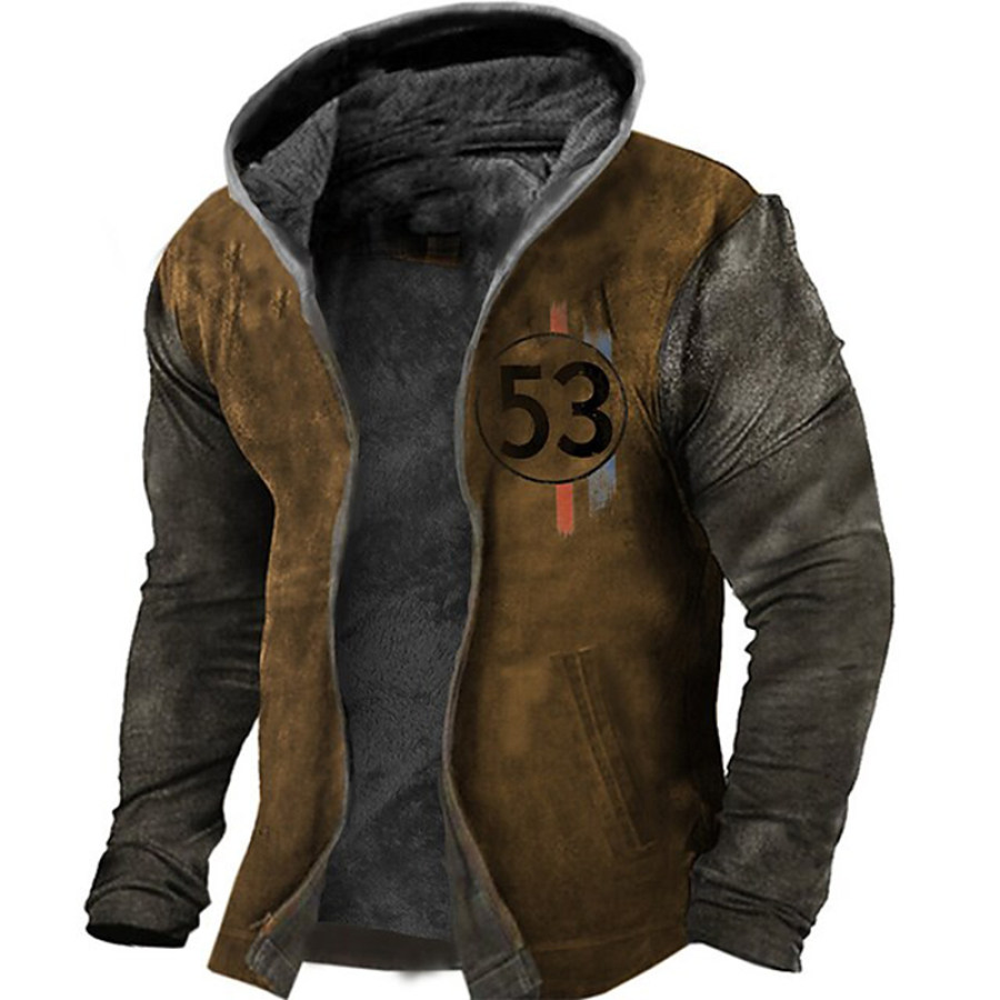 

Men's Vintage Hooded Pocket Tactical Jacket