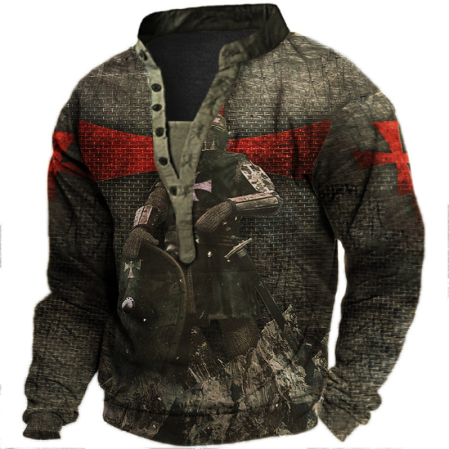 

Men's Vintage Templar Long Sleeve Sweatshirt