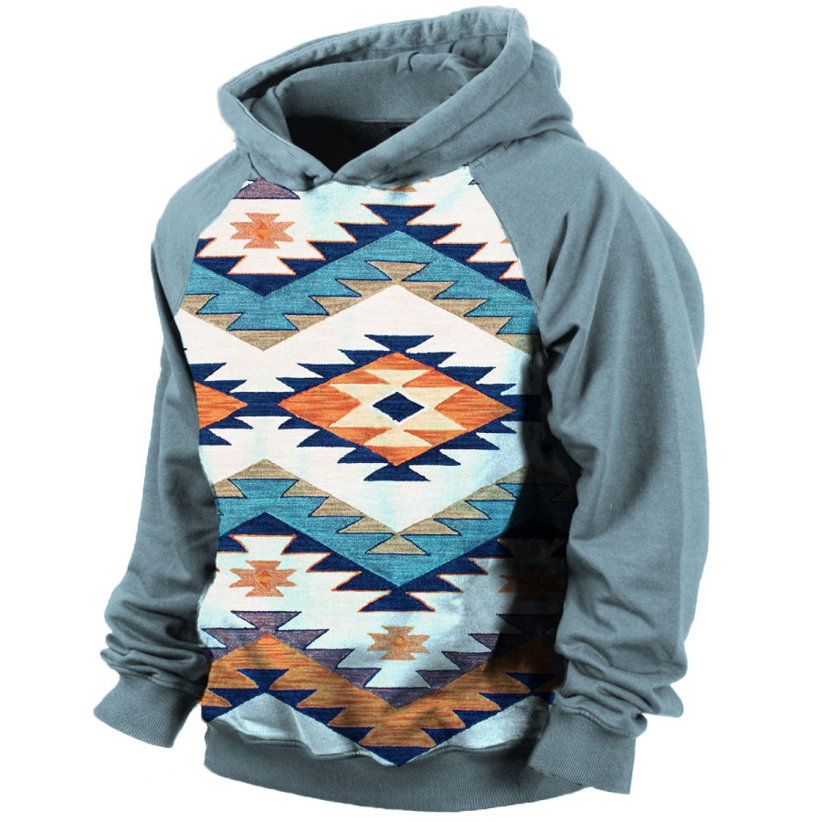 

Men's Retro Ethnic Pattern Long Sleeve Sweatshirt