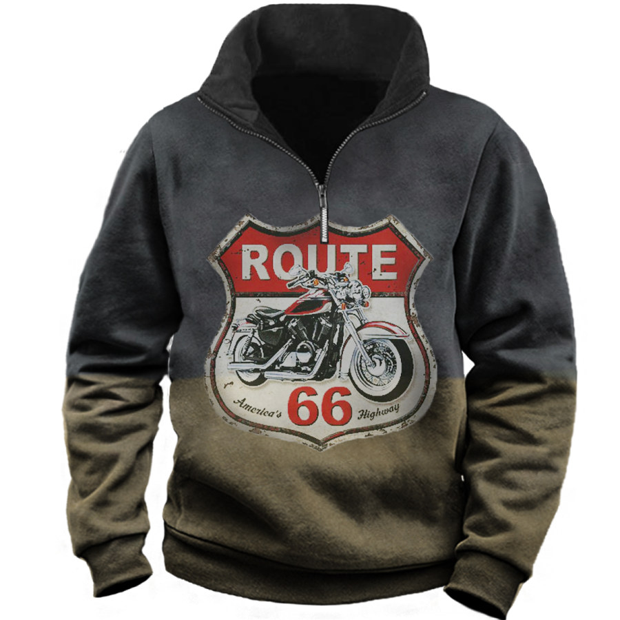 

Men's Vintage Route 66 Long Sleeve Sweatshirt