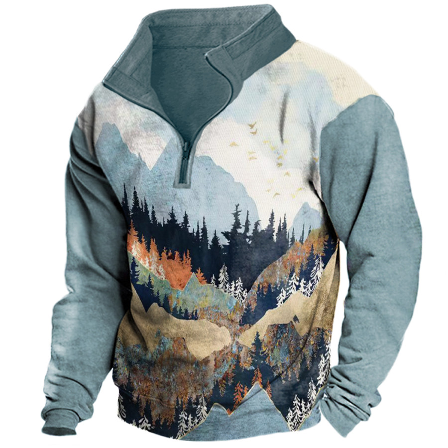 

Men's Vintage Boho Long Sleeve Sweatshirt