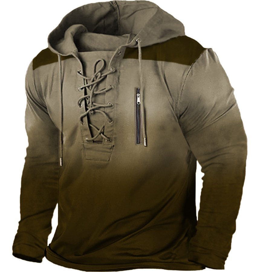 

Men's Vintage Distressed Long Sleeve T-Shirt
