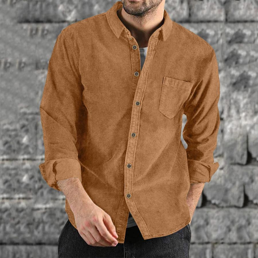

Men's Vintage Casual Long Sleeve Shirts