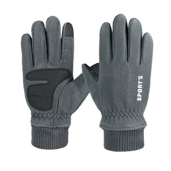 Men's Polar Fleece Windproof Outdoor Warm Gloves - Kalesafe.com 