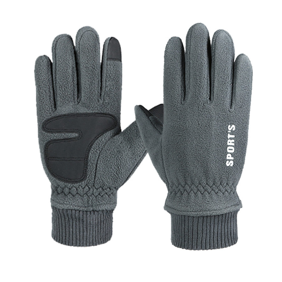 

Men's Polar Fleece Windproof Outdoor Warm Gloves