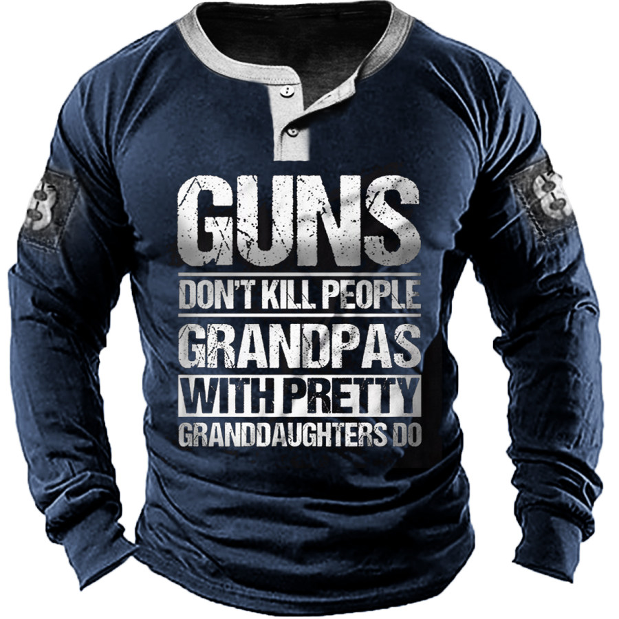 

Men's Vintage Guns Long Sleeve Sweatshirt