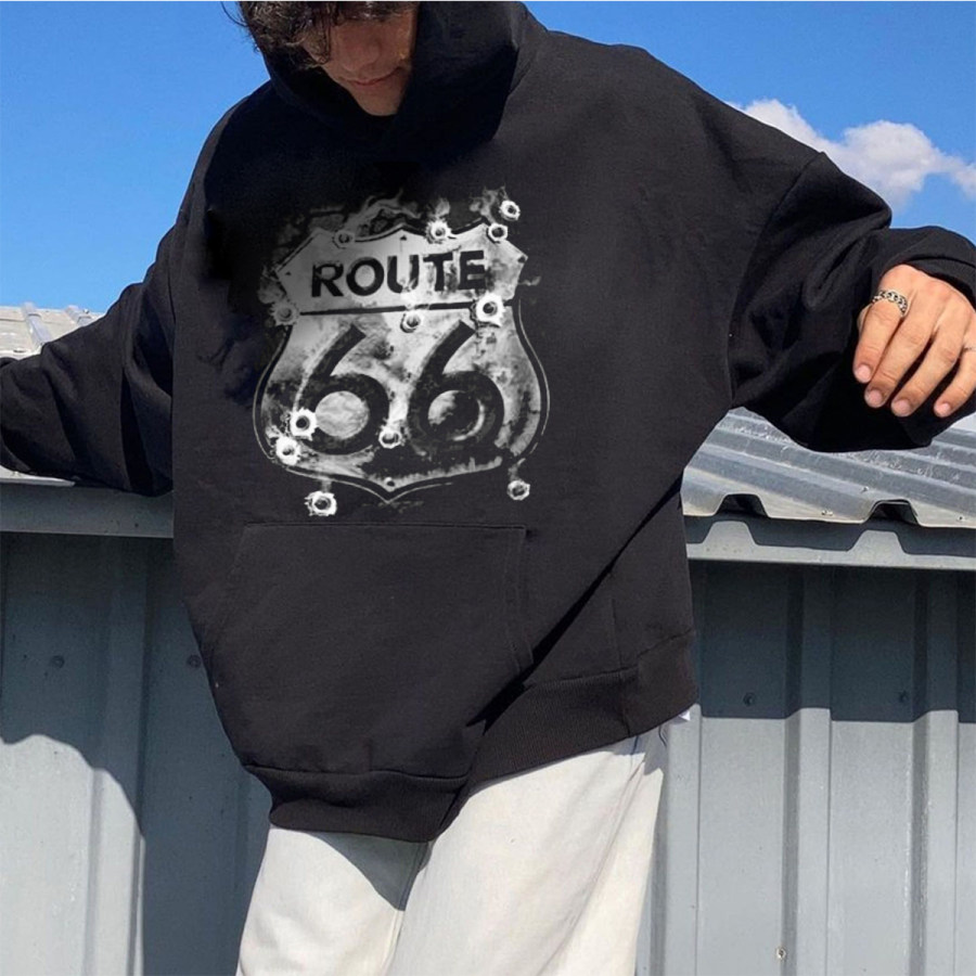 

Men's Vintage Route 66 Long Sleeve Sweatshirt